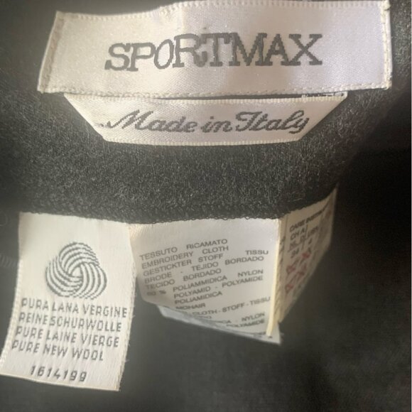 SPORTMAX WOOL MINI DRESS by Mara Max . - Picture 14 of 16